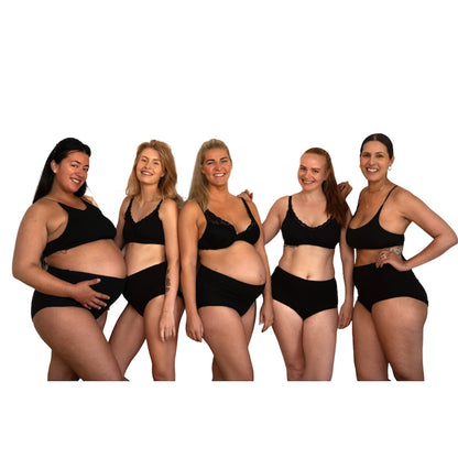 <transcy>Maternity underwear (3 pack) Black</transcy>